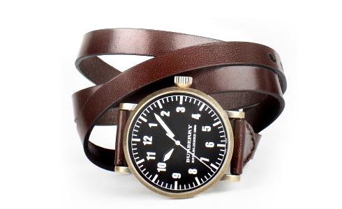 burberry double wrap watch